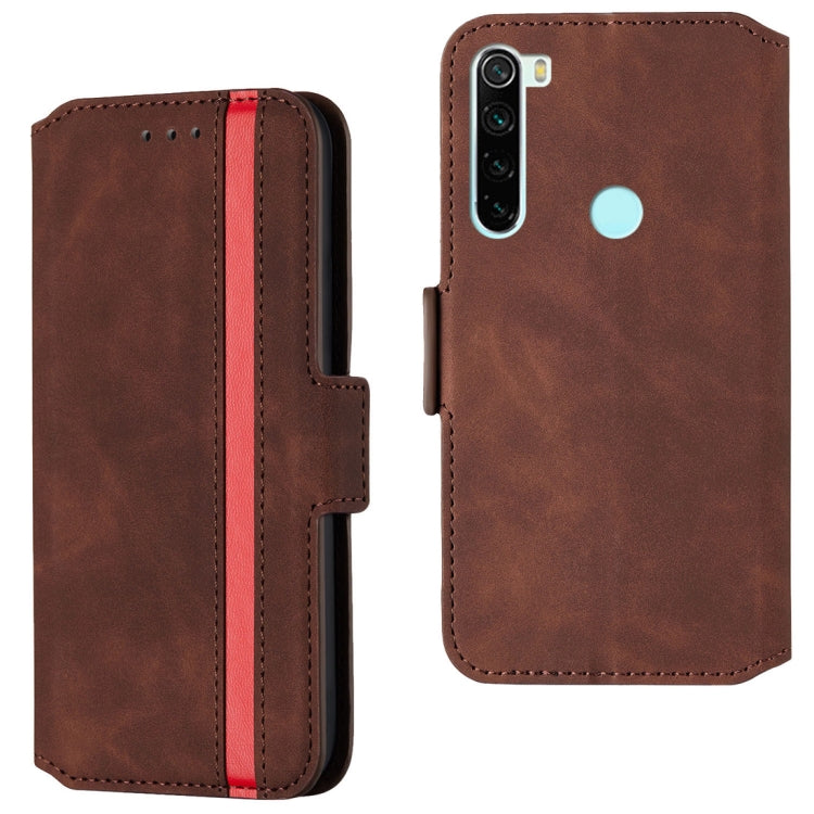 For Xiaomi Redmi Note 8 Retro Frosted Oil Side Horizontal Flip Case with Holder & Card Slots