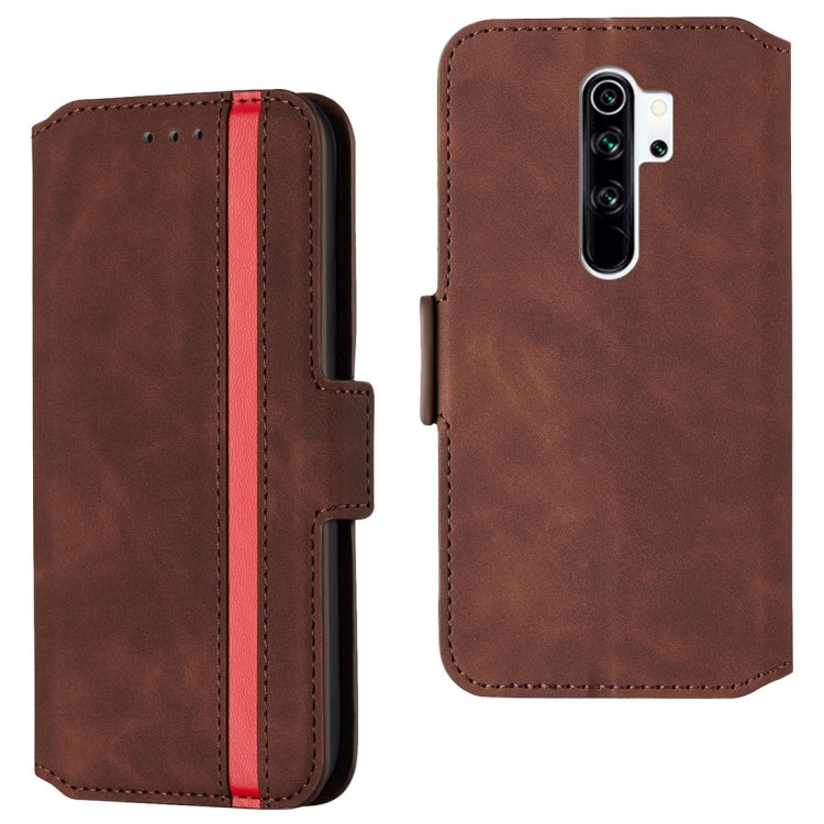 For Xiaomi Redmi Note 8 Pro Retro Frosted Oil Side Horizontal Flip Case with Holder & Card Slots