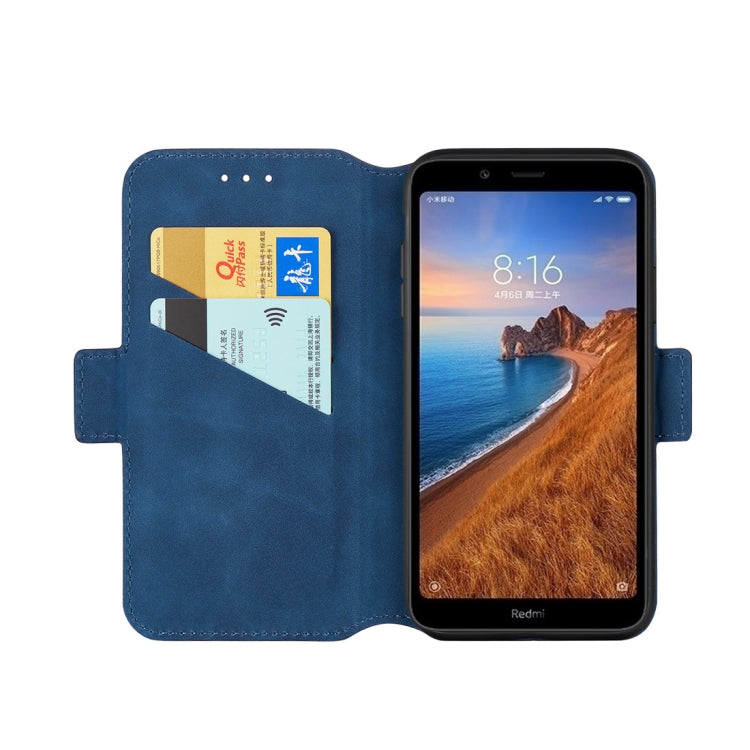 For Xiaomi Redmi 7A Retro Frosted Oil Side Horizontal Flip Case with Holder & Card Slots