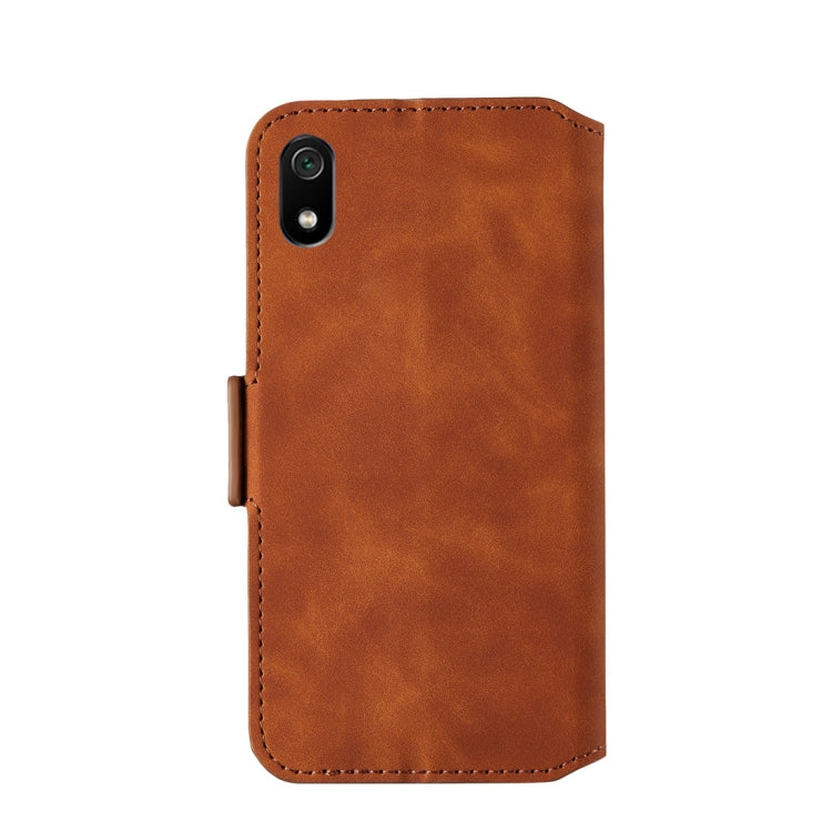 For Xiaomi Redmi 7A Retro Frosted Oil Side Horizontal Flip Case with Holder & Card Slots
