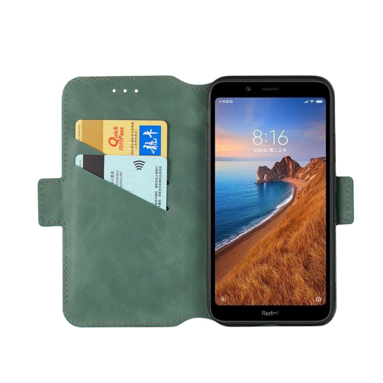 For Xiaomi Redmi 7A Retro Frosted Oil Side Horizontal Flip Case with Holder & Card Slots