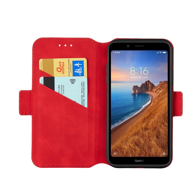 For Xiaomi Redmi 7A Retro Frosted Oil Side Horizontal Flip Case with Holder & Card Slots