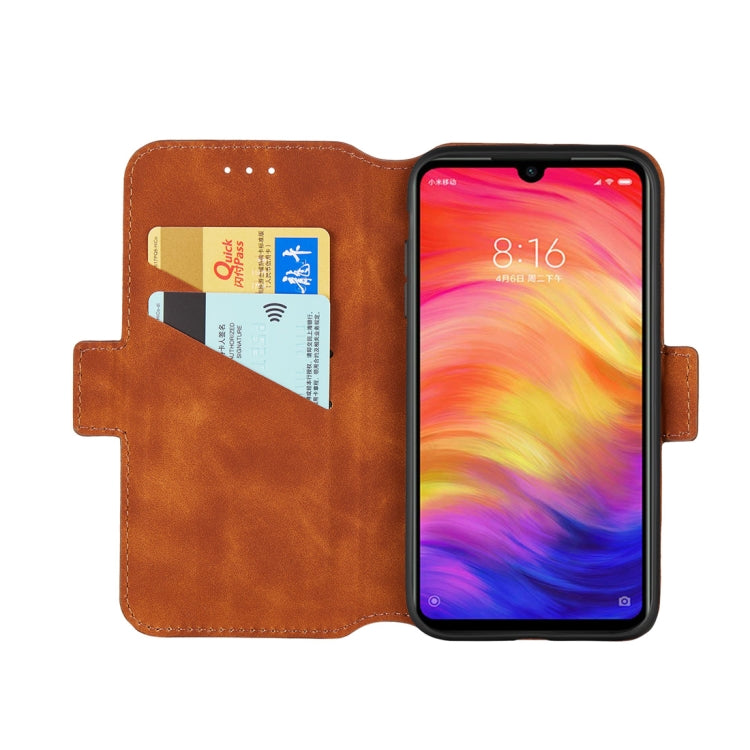 For Xiaomi Redmi Note 7 Pro Retro Frosted Oil Side Horizontal Flip Case with Holder & Card Slots