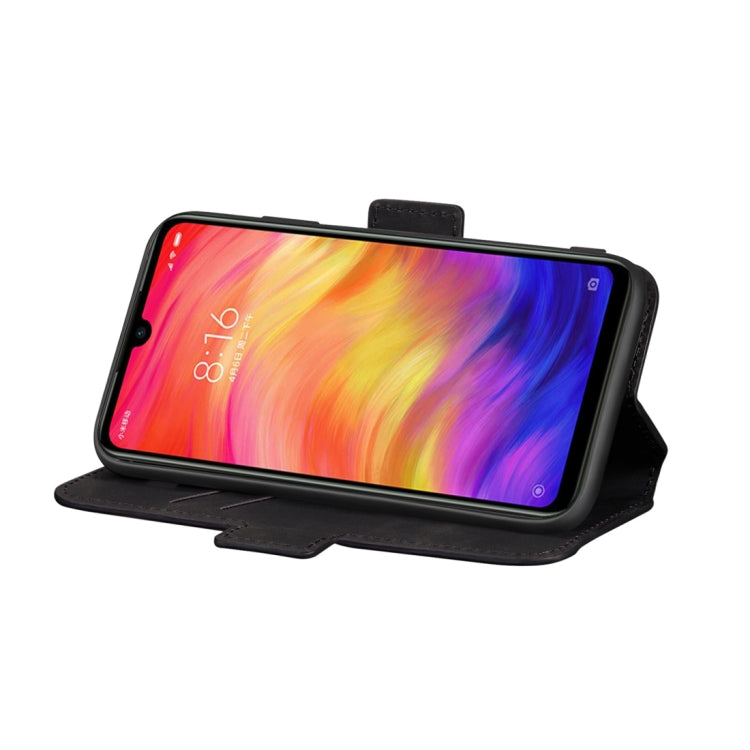 For Xiaomi Redmi Note 7 Pro Retro Frosted Oil Side Horizontal Flip Case with Holder & Card Slots
