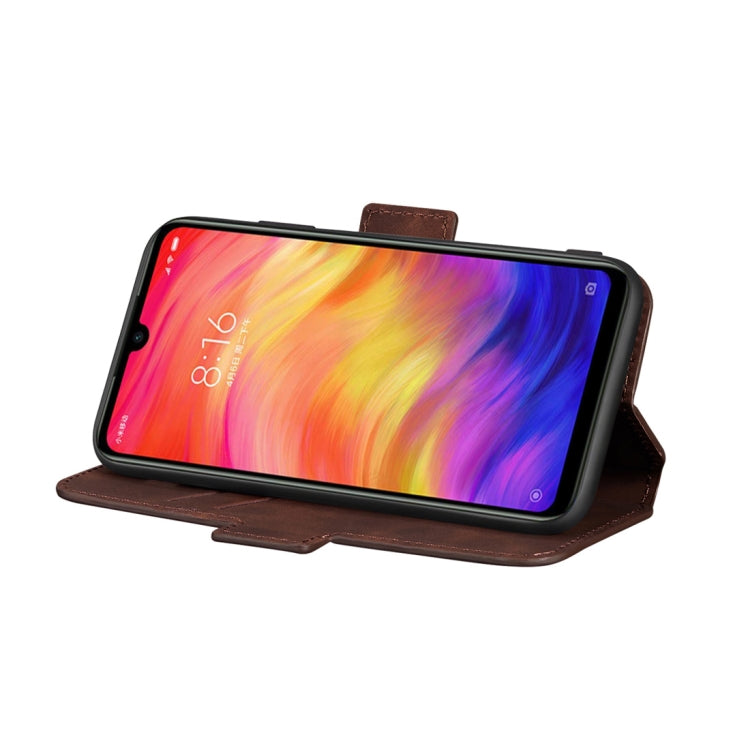 For Xiaomi Redmi Note 7 Pro Retro Frosted Oil Side Horizontal Flip Case with Holder & Card Slots