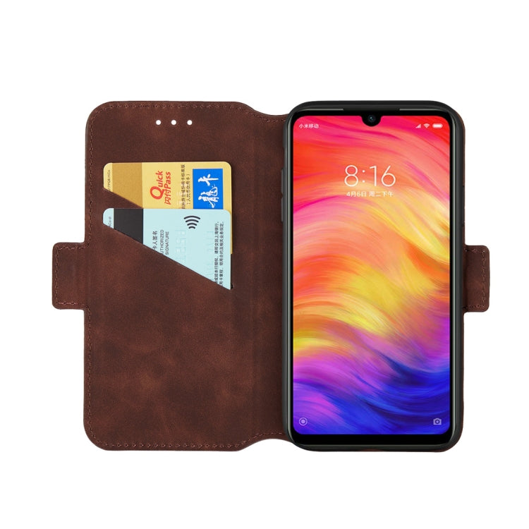 For Xiaomi Redmi Note 7 Pro Retro Frosted Oil Side Horizontal Flip Case with Holder & Card Slots