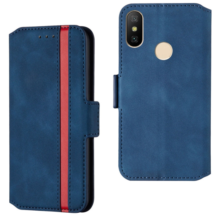 For Xiaomi Mi A2 Lite / Redmi 6 Pro Retro Frosted Oil Side Horizontal Flip Case with Holder & Card Slots
