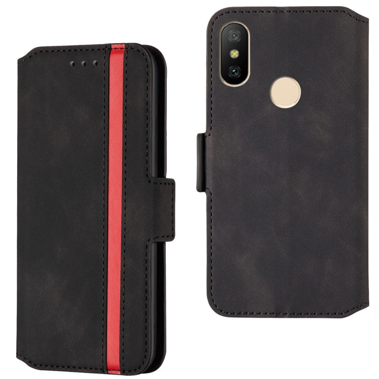 For Xiaomi Mi A2 Lite / Redmi 6 Pro Retro Frosted Oil Side Horizontal Flip Case with Holder & Card Slots
