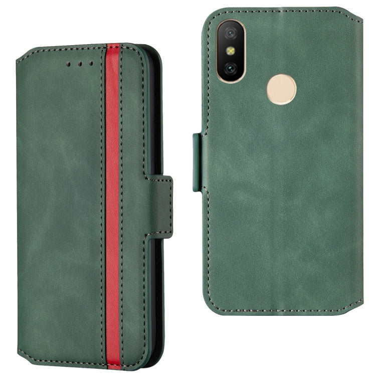For Xiaomi Mi A2 Lite / Redmi 6 Pro Retro Frosted Oil Side Horizontal Flip Case with Holder & Card Slots