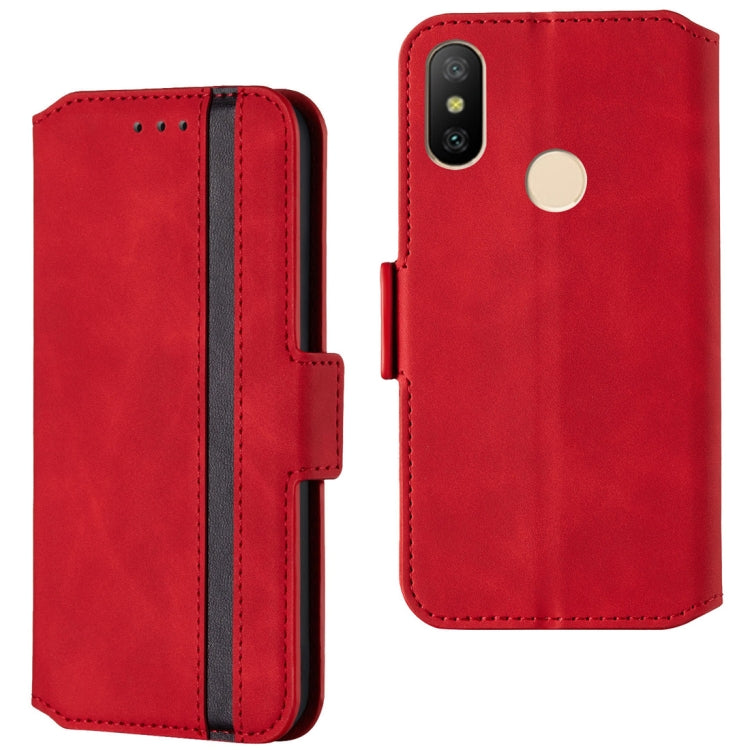 For Xiaomi Mi A2 Lite / Redmi 6 Pro Retro Frosted Oil Side Horizontal Flip Case with Holder & Card Slots