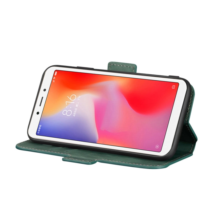 For Xiaomi Redmi 6A / 6 Retro Frosted Oil Side Horizontal Flip Case with Holder & Card Slots