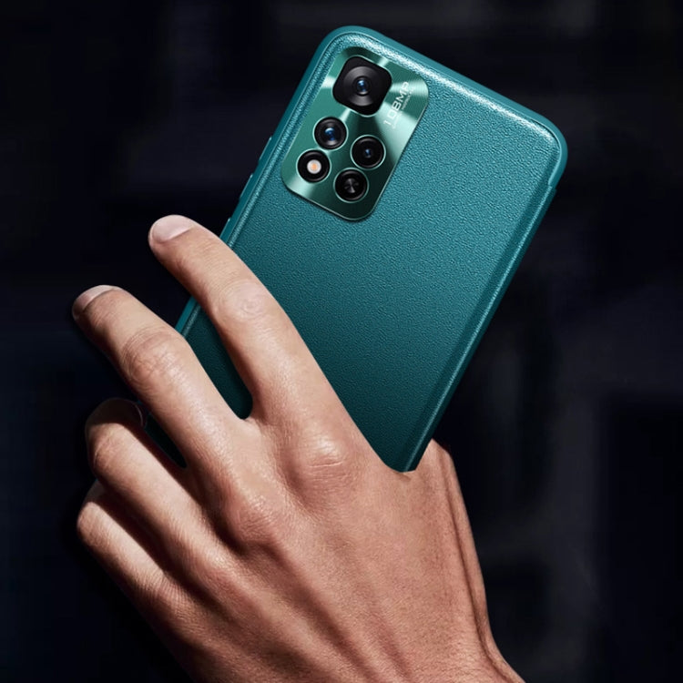 For Xiaomi Redmi Note 11 Pro Magnetic Side Window View Shockproof Horizontal Flip Leather Phone Case