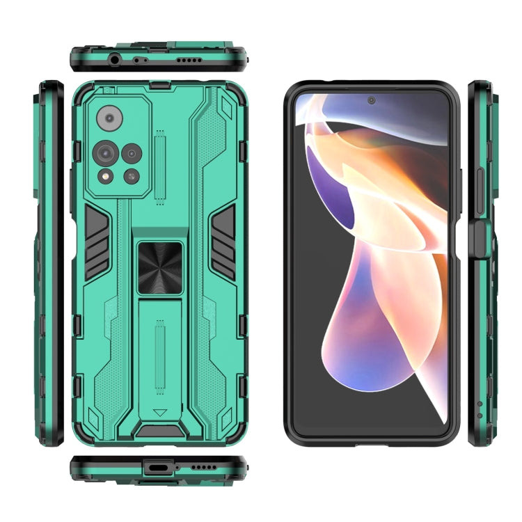 For Xiaomi Redmi Note 11 Pro Supersonic PC + TPU Shock-proof Phone Case with Holder