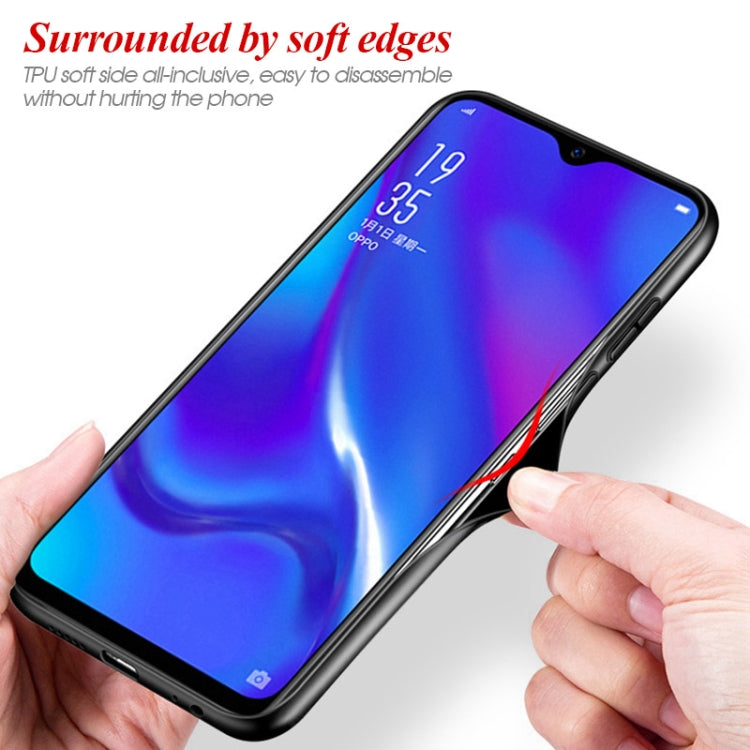 For OPPO K1 / R15X Gradient Color Glass Case