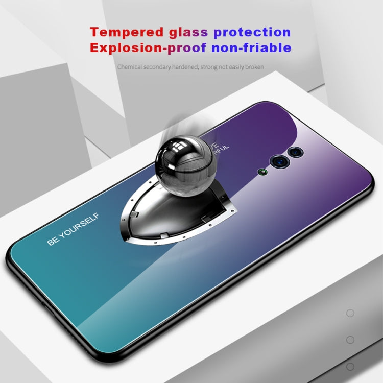 For OPPO Reno Gradient Color Glass Case