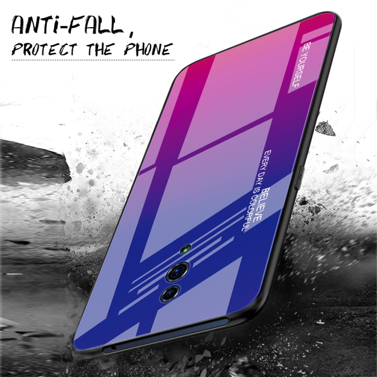 For OPPO Reno Gradient Color Glass Case