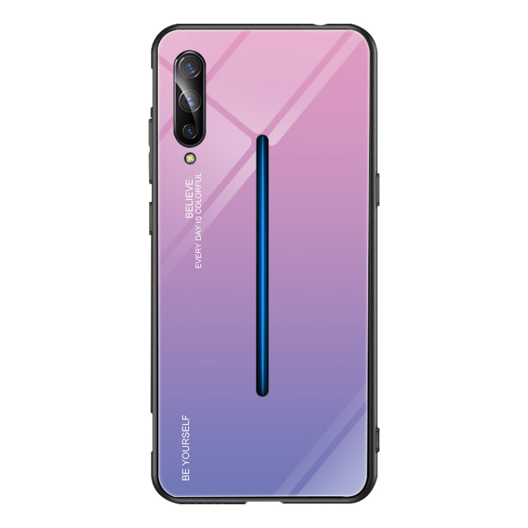 For Vivo IQOO Gradient Color Glass Case