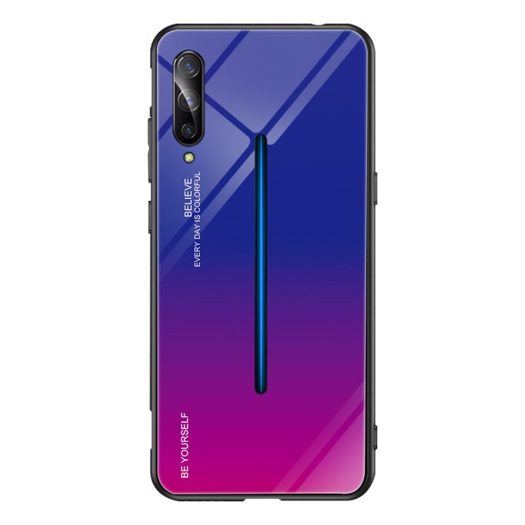 For Vivo IQOO Gradient Color Glass Case