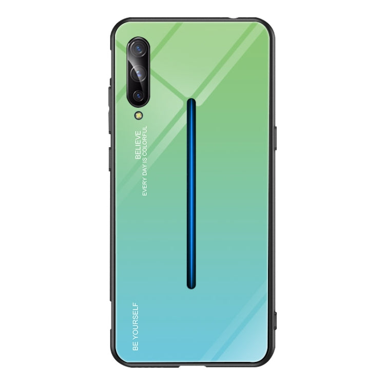 For Vivo IQOO Gradient Color Glass Case