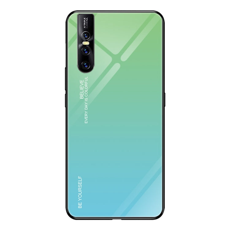 For VIVO V15 Pro Gradient Color Glass Case