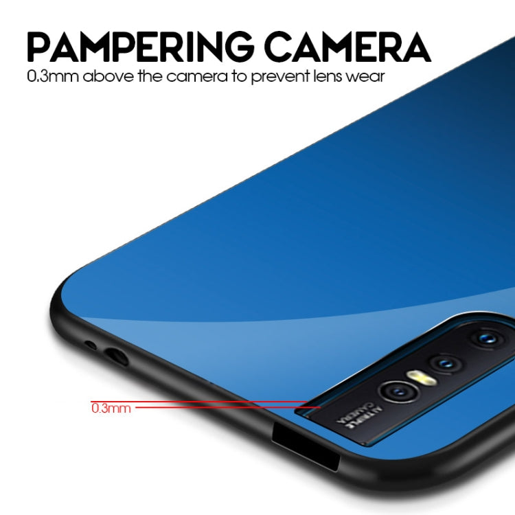 For VIVO V15 Pro Gradient Color Glass Case