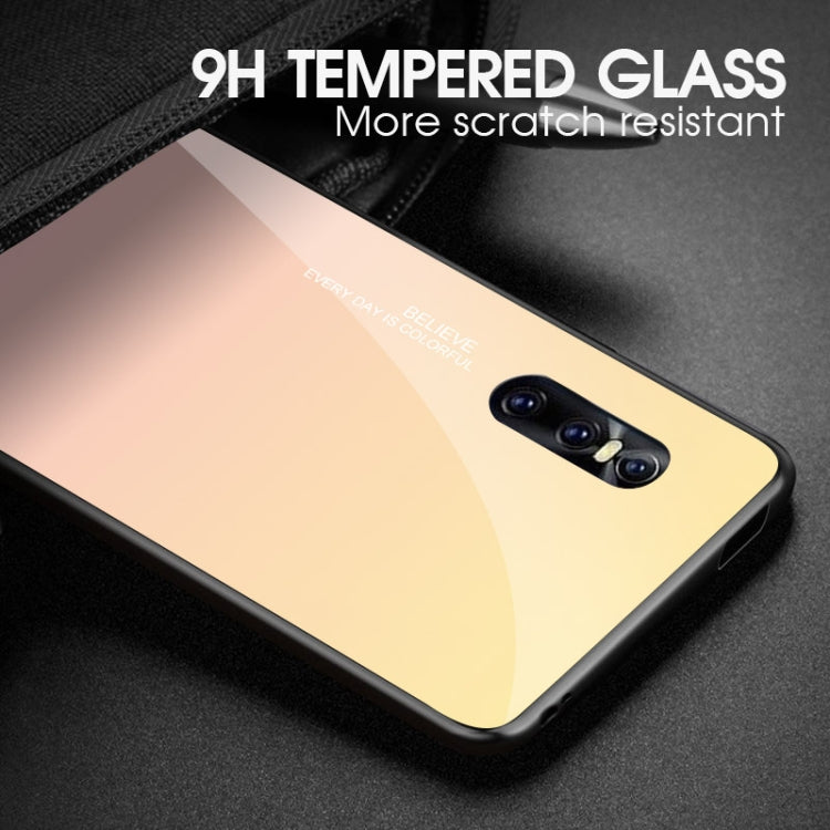 For VIVO X27 Gradient Color Glass Case