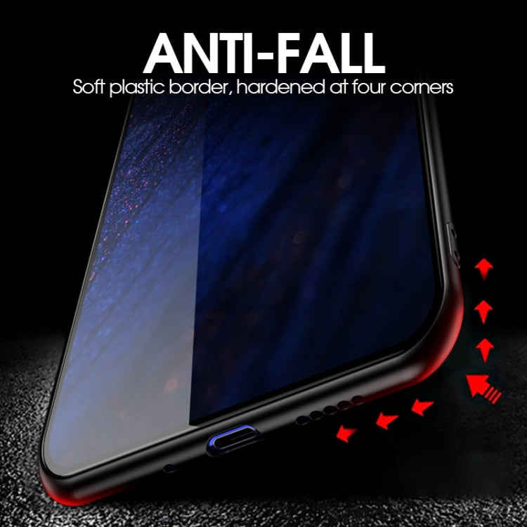 For VIVO X27 Gradient Color Glass Case