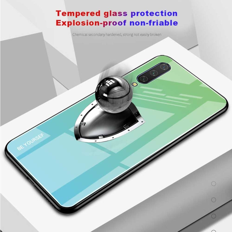 For Xiaomi Mi CC9 Gradient Color Glass Case