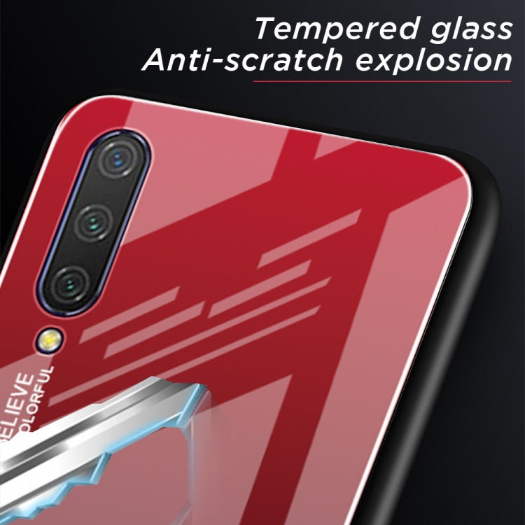 For Xiaomi Mi CC9 Gradient Color Glass Case