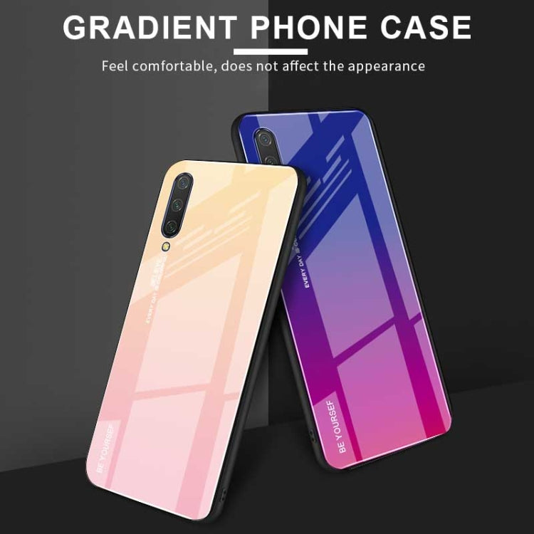 For Xiaomi Mi CC9 Gradient Color Glass Case