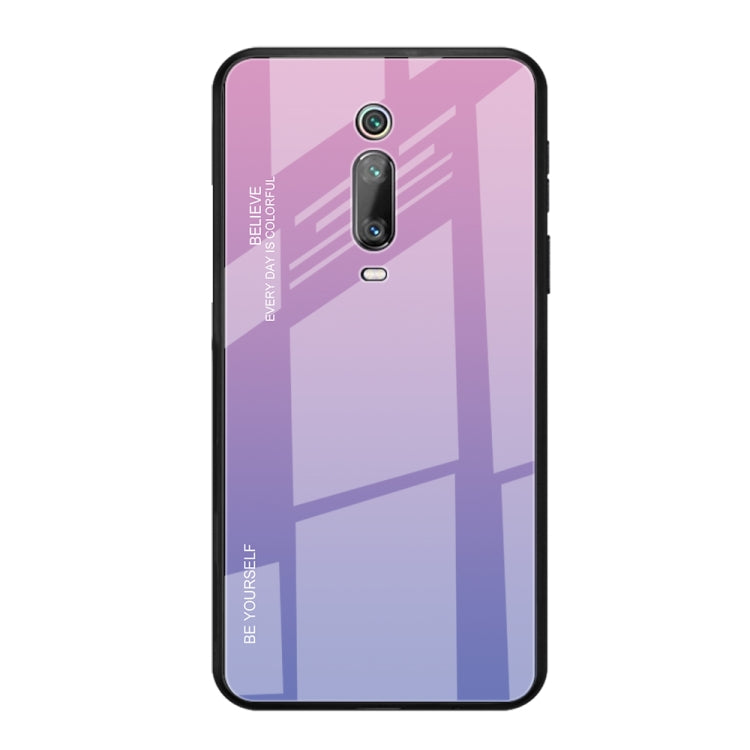 For Xiaomi Redmi K20 / K20 Pro / Mi 9T / Mi 9T Pro Gradient Color Glass Case