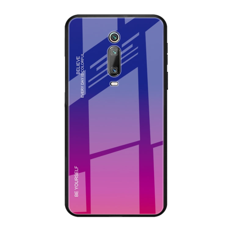 For Xiaomi Redmi K20 / K20 Pro / Mi 9T / Mi 9T Pro Gradient Color Glass Case