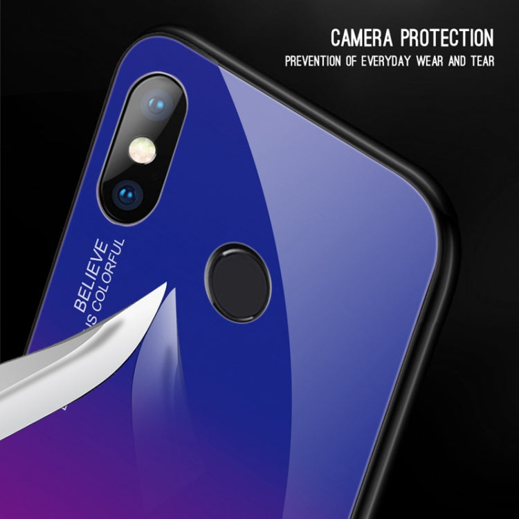 For Xiaomi Redmi Note 5 Pro Gradient Color Glass Case