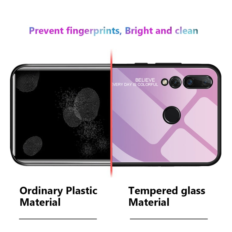For Huawei Nova 4 Gradient Color Glass Case