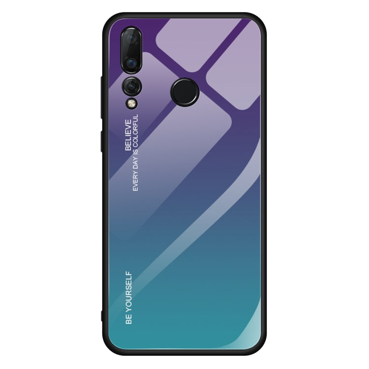 For Huawei Nova 4 Gradient Color Glass Case