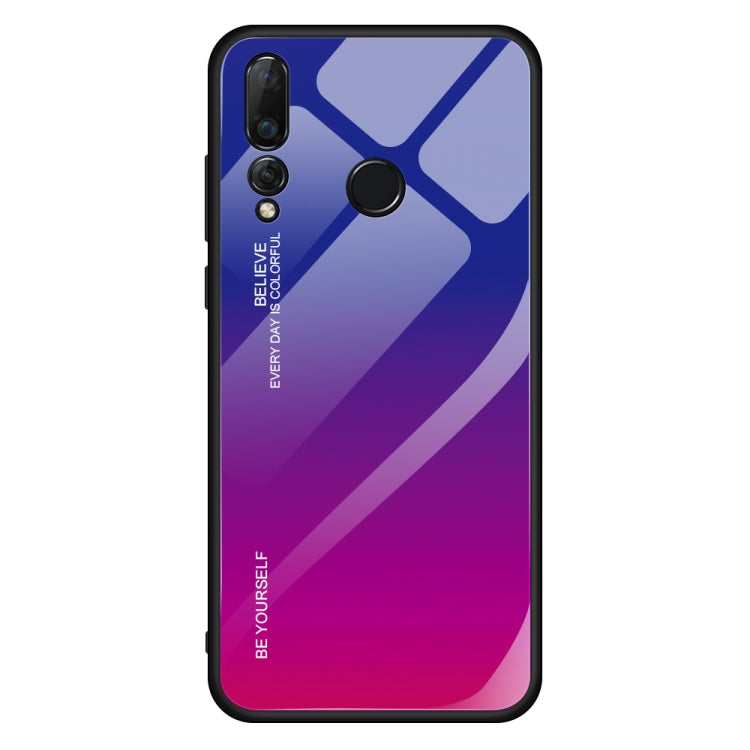 For Huawei Nova 4 Gradient Color Glass Case