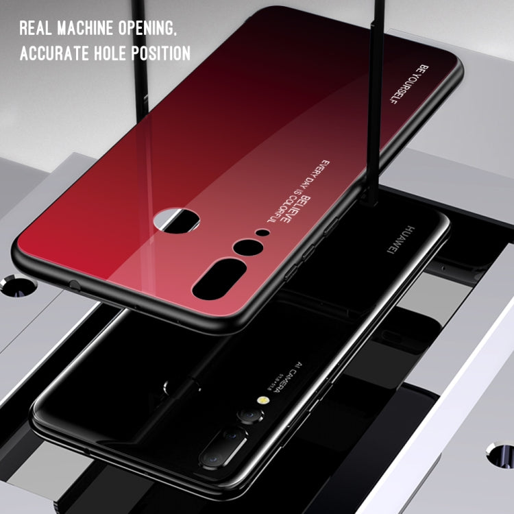 For Huawei Nova 4 Gradient Color Glass Case