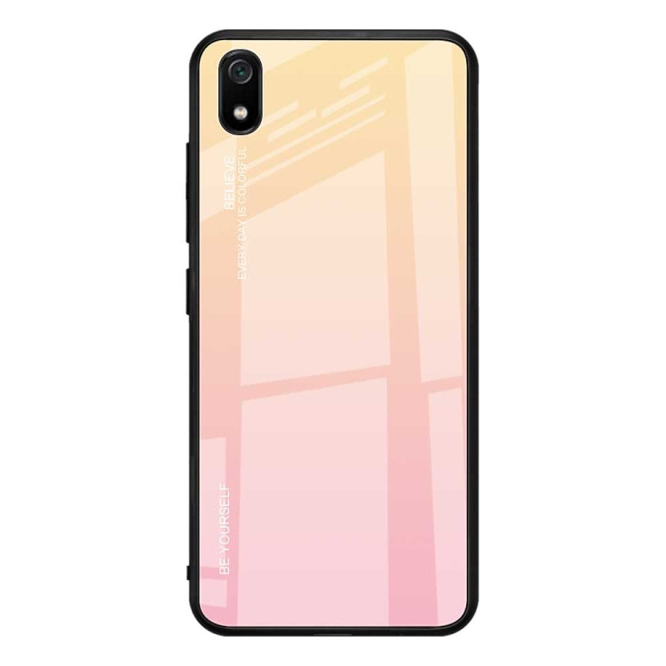 For Xiaomi Redmi 7A Gradient Color Glass Case