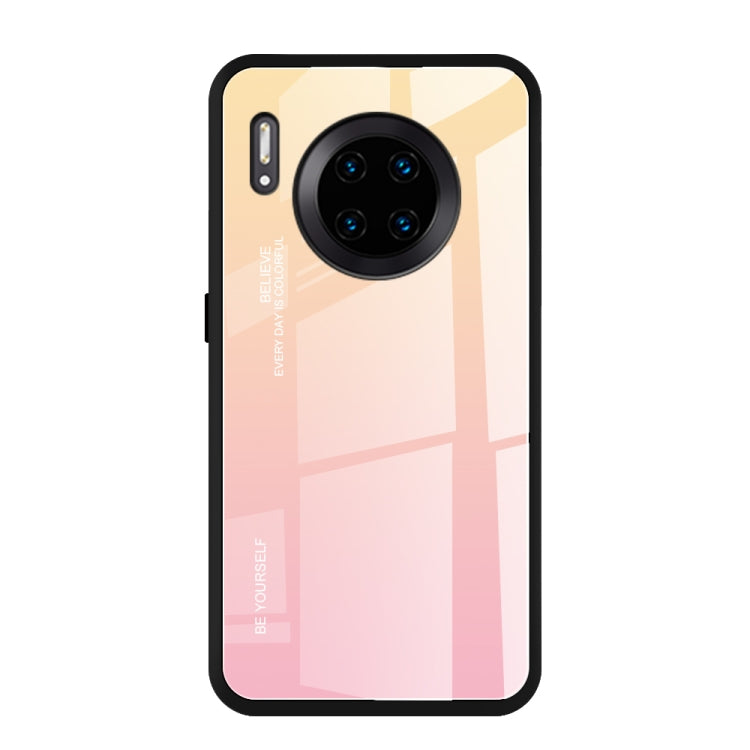 For Huawei Mate 30 Pro Gradient Color Glass Case