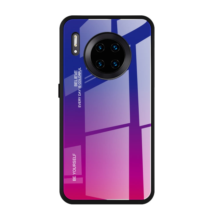 For Huawei Mate 30 Pro Gradient Color Glass Case