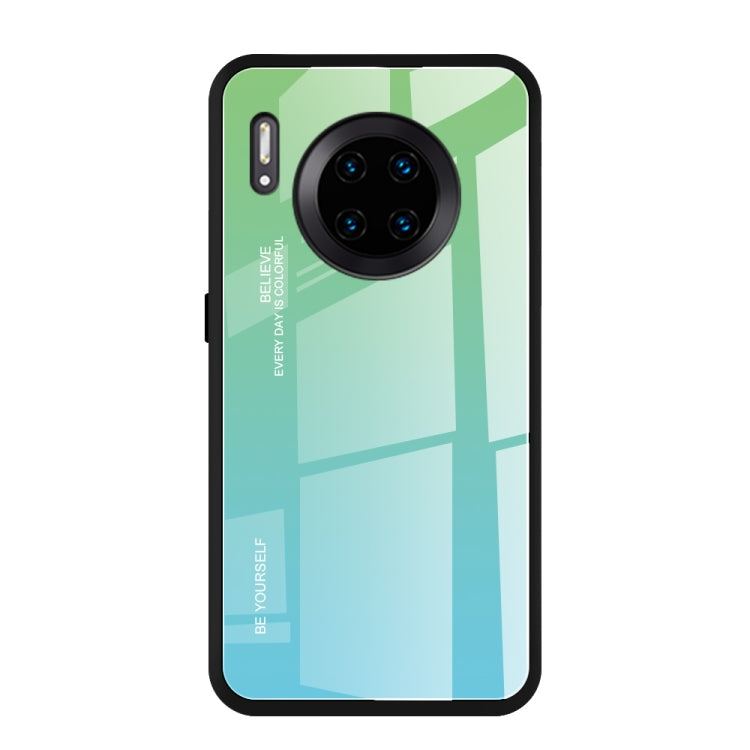 For Huawei Mate 30 Pro Gradient Color Glass Case