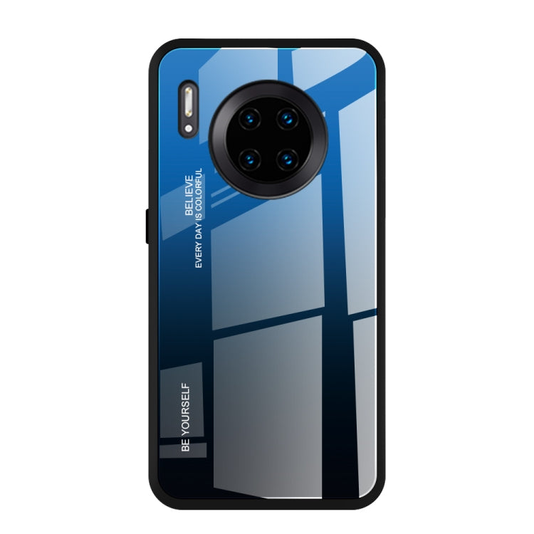 For Huawei Mate 30 Pro Gradient Color Glass Case