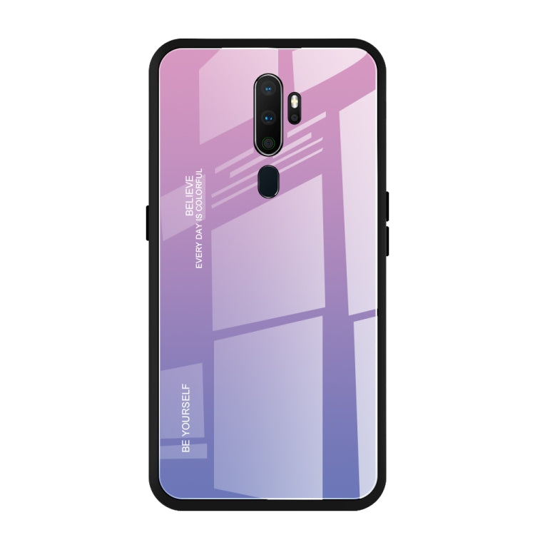 For OPPO A9 (2020) Gradient Color Glass Case