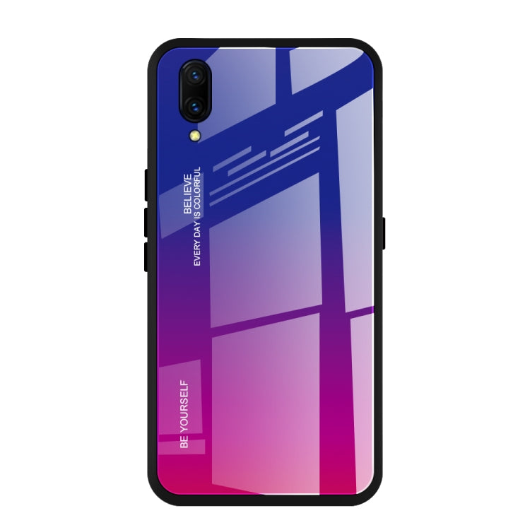 For Vivo X23 Gradient Color Glass Case