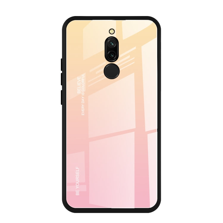 For Xiaomi Redmi 8 Gradient Color Glass Case