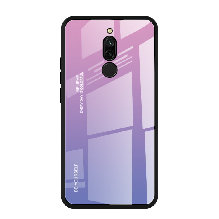 For Xiaomi Redmi 8 Gradient Color Glass Case
