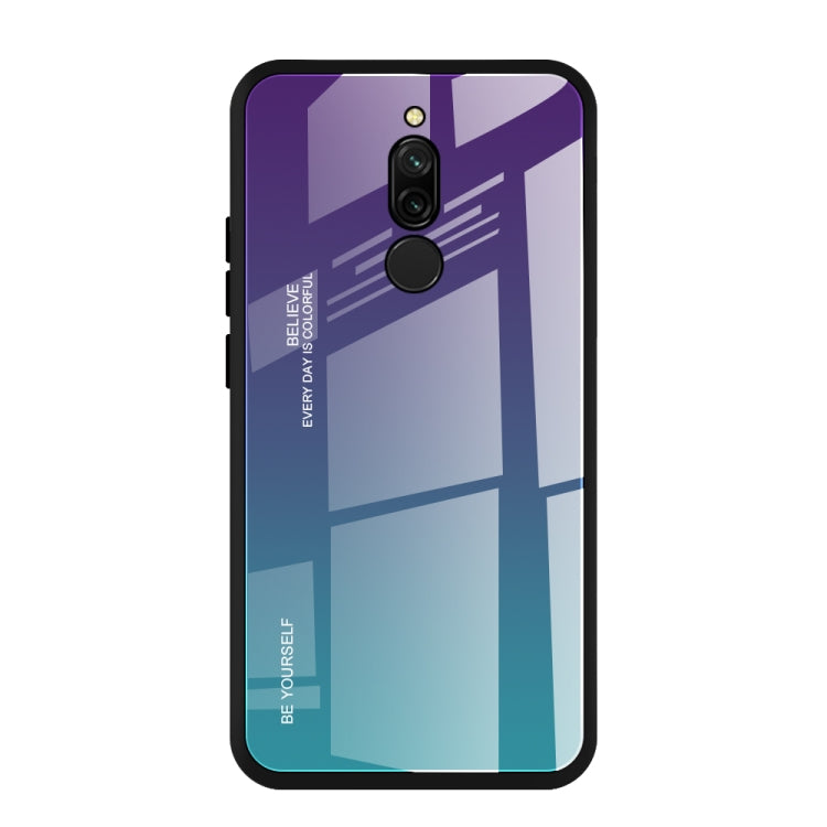 For Xiaomi Redmi 8 Gradient Color Glass Case