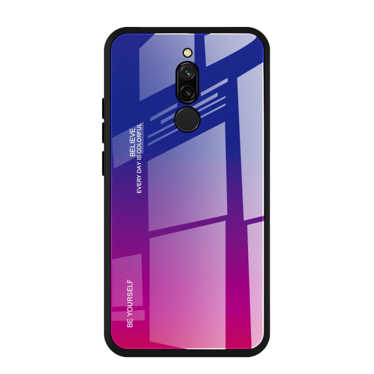 For Xiaomi Redmi 8 Gradient Color Glass Case