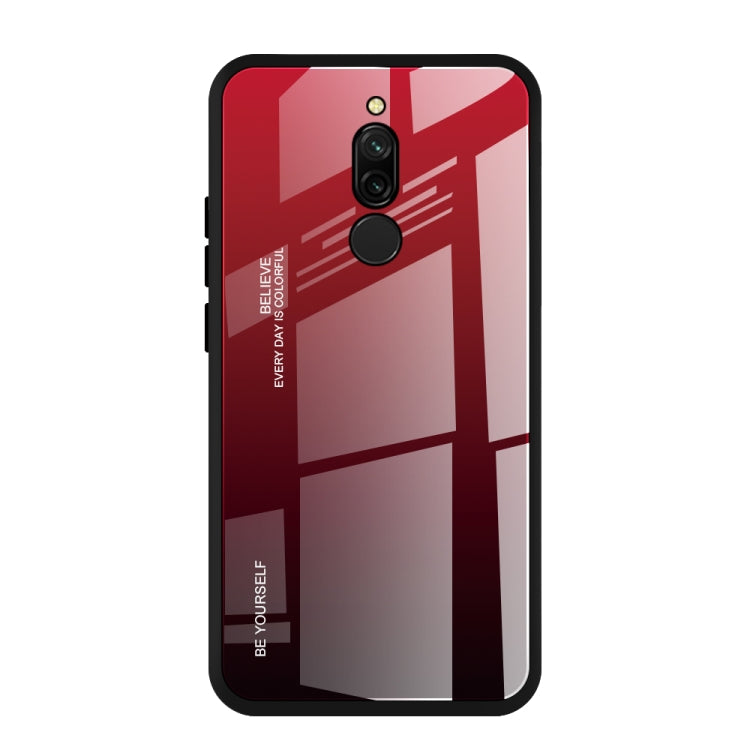 For Xiaomi Redmi 8 Gradient Color Glass Case