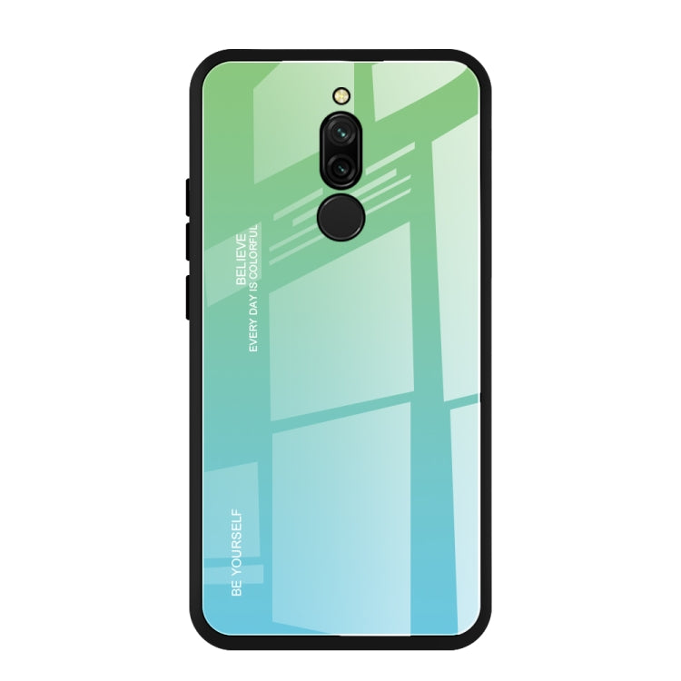 For Xiaomi Redmi 8 Gradient Color Glass Case